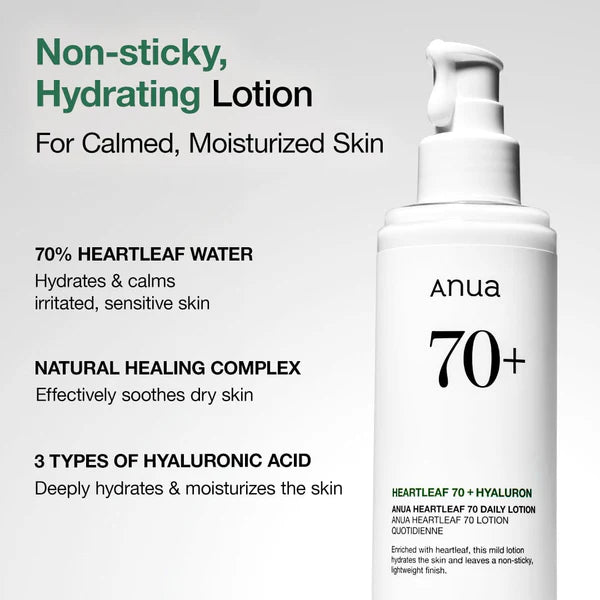 Anua Heartleaf 70% Daily Lotion - Heavenskin