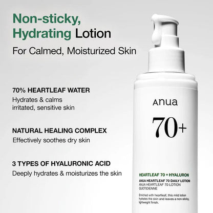 Anua Heartleaf 70% Daily Lotion - Heavenskin