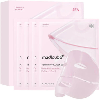 Medicube PDRN Pink Collagen deep Mask (4 Pack) - Heavenskin